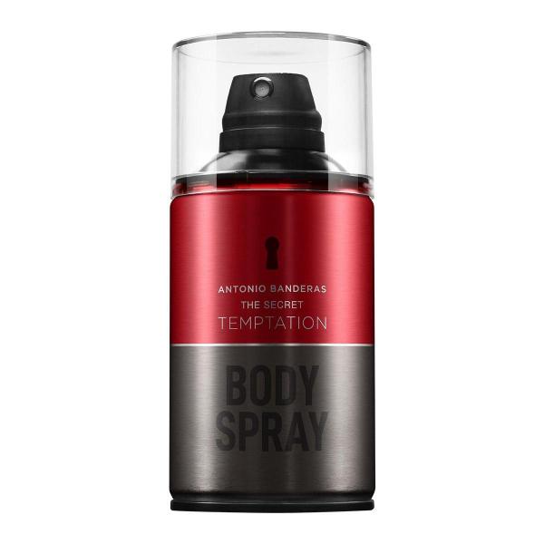 Perfume Antonio Banderas The Secret Temptation Masculino Body Spray 250ml