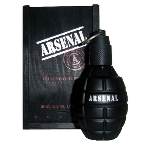 Perfume Arsenal Black Gilles Cantuel Masculino EDP - Via Paris