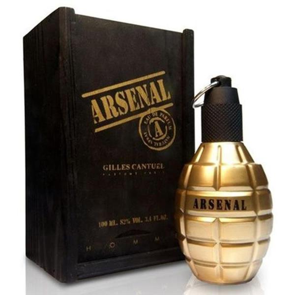 Perfume Arsenal Madera Gold Black 100ml Masculino - Gilles Cantuel