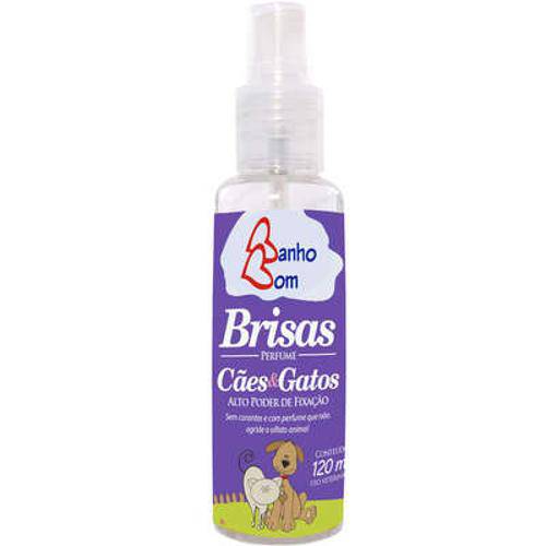 Perfume Banho Bom Brisas para Cães e Gatos - 120 Ml