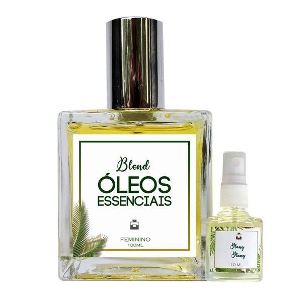 Perfume Baunilha Petitgrain 100ml Feminino - Blend de Óleo Essencial Natural + Perfume de Presente - Essência do Brasil