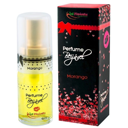Perfume Beijavel Morango 15Ml Afrodisiaco La Pimienta- Cod 1046