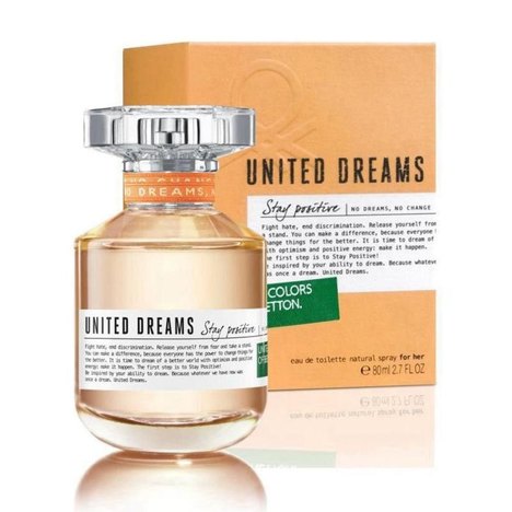 Perfume Benetton United Dreams Stay Positive Edt Fem. 80Ml
