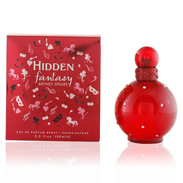 Perfume Britney Spears Fantasy Hidden 100ml Edp - Vidro Vermelho - 100ml