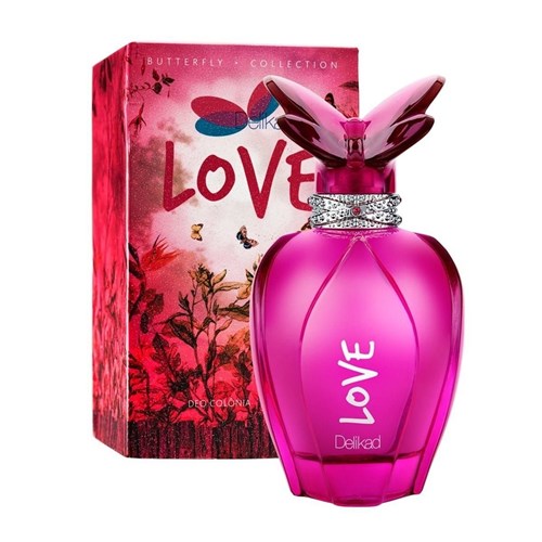 Perfume Butterfly Love - Delikad - Feminino - Deo Colônia (120 ML)