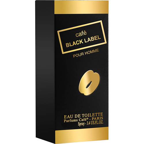 Perfume Café Black Label Masculino Eau de Toilette 50ml - Café