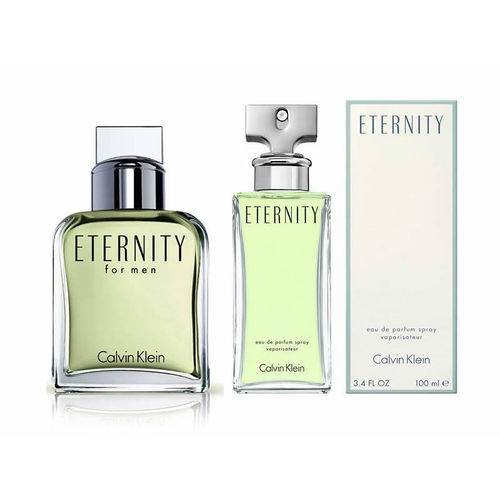 Perfume Calvin Klein Eternity For Men 100ml + Perfume Eternity For Women Edp Feminino 100ml