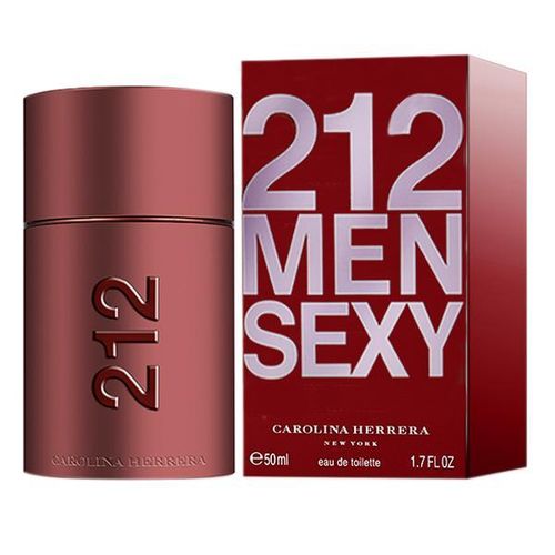 Perfume Carolina Herrera 212 Men Sexy Eau de Toilette Masculino 50 Ml