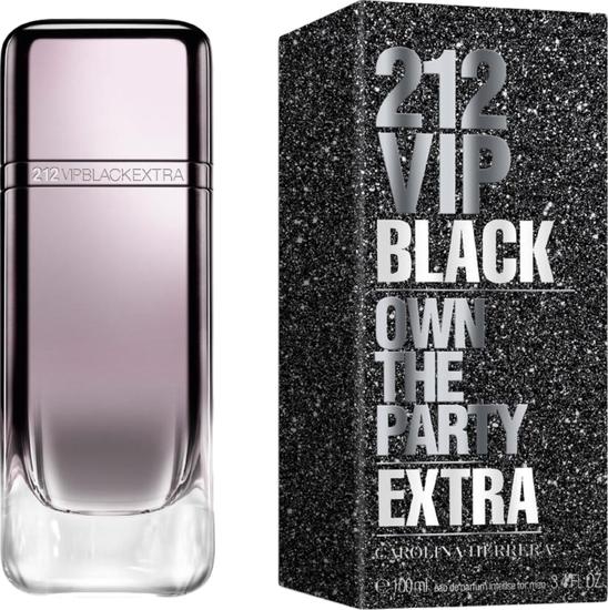 Perfume Carolina Herrera 212 Vip Black Extra EDP M 100ML