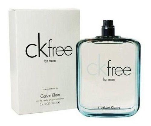 Perfume Ck Free For Men Edt 100ml Original Cx Branca