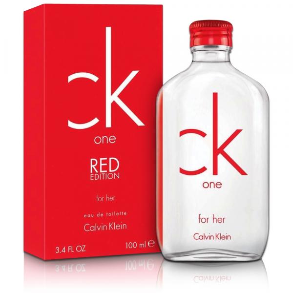 Perfume Ck One Red Feminino Eua de Toilette 100Ml Calvin Klein