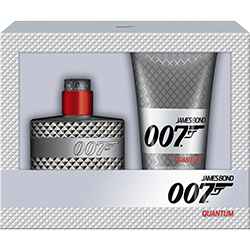Perfume Coffret James Bond 007 Masculino Quantum 50ml + Shower Gel 150ml