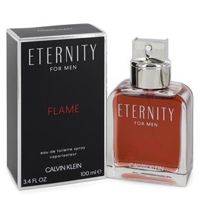 Perfume/Col. Masc. Eternity Flame Calvin Klein Eau de Toilette - 100 Ml