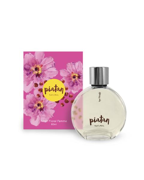 Perfume Colônia Piatan Amor Floral Femme 60ml