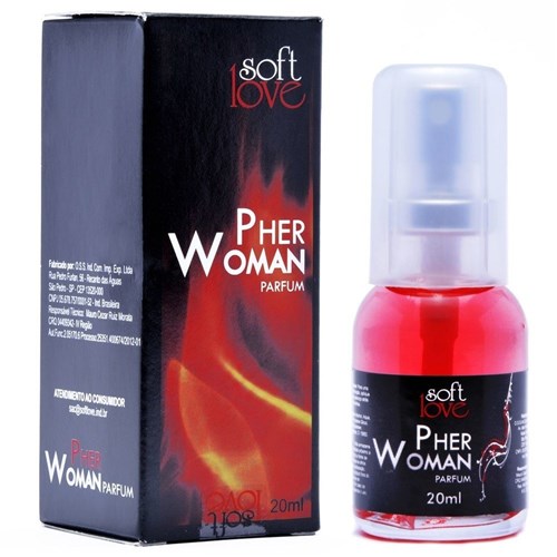 Perfume com Feromônio Pherwoman 20 Ml Atrair Homens