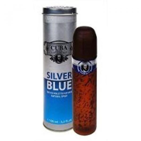 Perfume Cuba Blue Silver Masculino 100ml - Cuba Paris