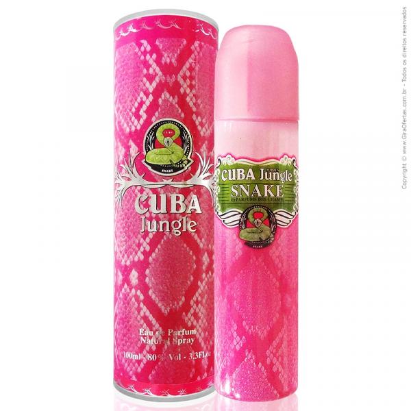Perfume Cuba Cobra Feminino EDP 100ml - Cuba Perfumes Original By Parfums Des Champs