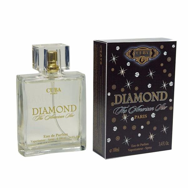 Perfume Cuba Diamond 100ml (inspiração 212 Men)