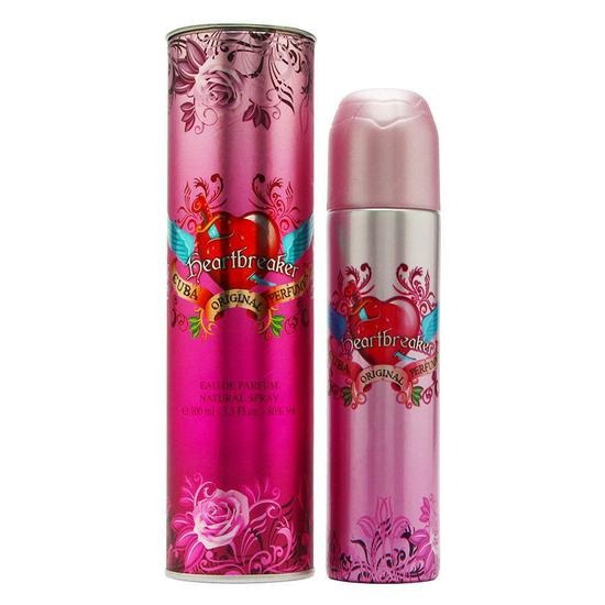 Perfume Cuba Heartbreaker Pink Feminino EDP 100ml - Cuba Perfumes Original By Parfums Des Champs