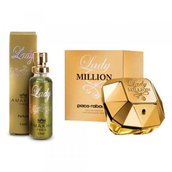 Perfume de Bolsa Importado Feminino Amakha Paris para Viagem - Lady Money - Referencia Lady Money