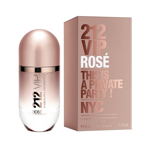 Perfume EDP Carolina Herrera 212 Vip Rose 50ml