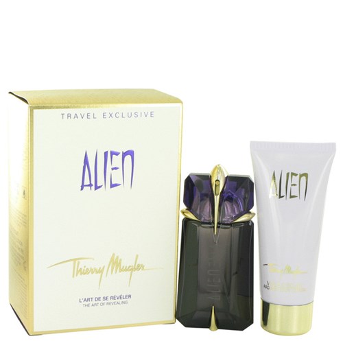 Perfume Feminino Alien Cx. Presente Thierry Mugler 60 Ml Eau de Parfum Refil 100 Ml Loção Corporal