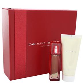 Perfume Feminino Chic CX. Presente Carolina Herrera Eau de Parfum Locao Corporal - 100ml-30ml
