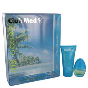 Perfume Feminino Club Med My Ocean CX. Presente Coty Mini EDT Locao Corporal - 10ml-54 ML