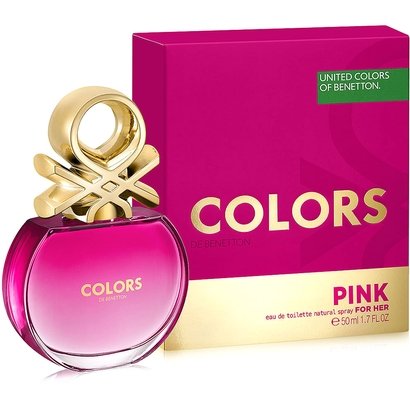 Perfume Feminino Colors Pink Benetton Eau de Toilette 50ml