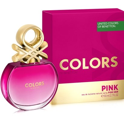 Perfume Feminino Colors Pink Benetton Eau de Toilette 80ml