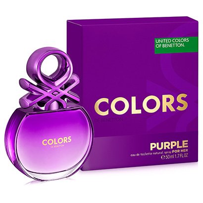 Perfume Feminino Colors Purple Benetton Eau de Toilette 50ml