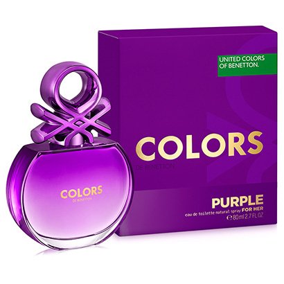 Perfume Feminino Colors Purple Benetton Eau de Toilette 80ml