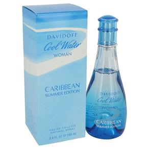 Perfume Feminino Cool Water Caribbean Summer Davidoff Eau de Toilette - 100 Ml