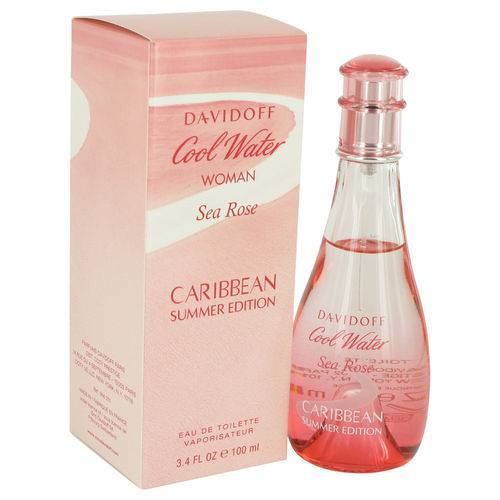Perfume Feminino Cool Water Sea Rose Caribbean Summer Davidoff 100 Ml Eau de Toilette
