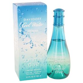 Perfume Feminino Cool Water Summer Dive Eau de Toilette Spray Davidoff 100 ML Eau de Toilette Spray