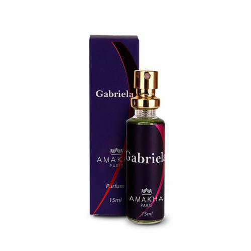 Perfume Feminino de Bolso Gabriela Floral Amadeirado Musk