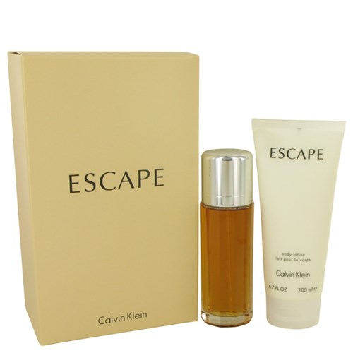 Perfume Feminino Escape Cx. Presente Calvin Klein 100 Ml Eau de Parfum + 200 Ml Loção Corporal