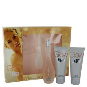 Perfume Feminino Glow CX. Presente Jennifer Lopez Eau de Toilette Locao Corporal Gel de Banho - 75ml-50ml