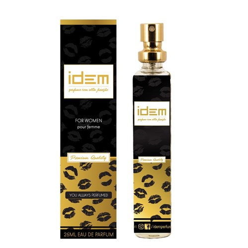 Perfume de Bolsa Feminino Idem N°1 25Ml – Inspiração Olfativa 212 Vip...