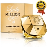 Perfume Feminino Lady Millíon 80ml Eau de Parfum Original