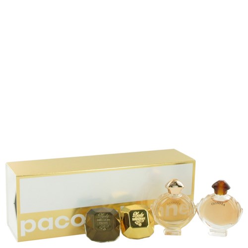 Perfume Feminino Lady Million Cx. Presente Paco Rabanne Travel Size Mini Set Incluso Lady Million, Lady Million Prive, o