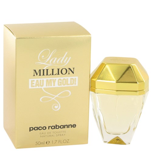 Perfume Feminino Lady Million My Gold Paco Rabanne 50 Ml Eau de Toilette