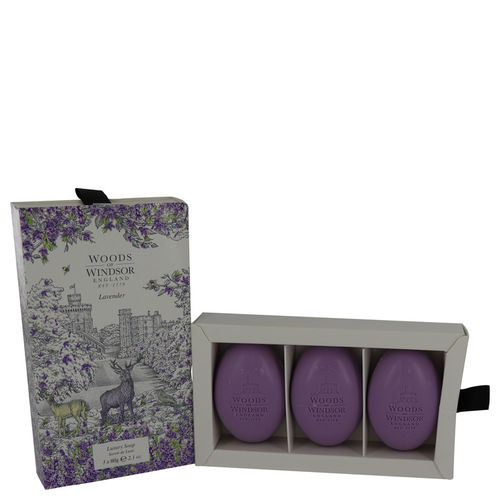 Perfume Feminino Lavender Woods Of Windsor 3 X 60 Fine English Soap
