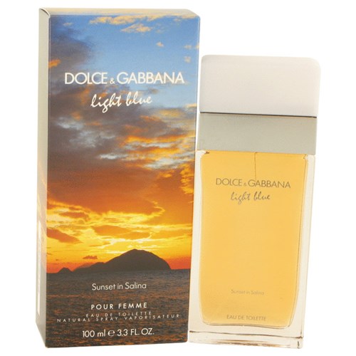 Perfume Feminino Light Blue Sunset In Salina Dolce & Gabbana 100 Ml Eau de Toilette