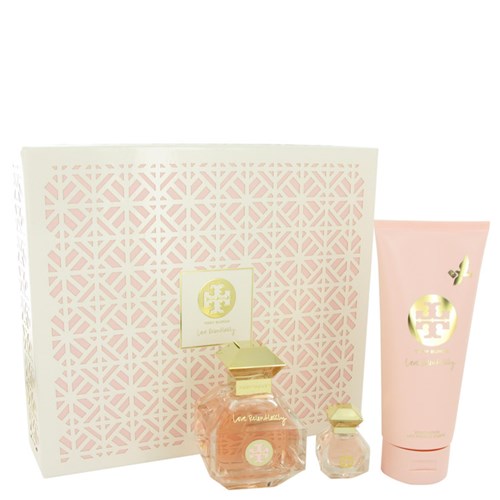 Perfume Feminino Love Relentlessly Cx. Presente Tory Burch 100 Ml Eau de Parfum Ml Mini Edp + 200 Ml Loção Corporal
