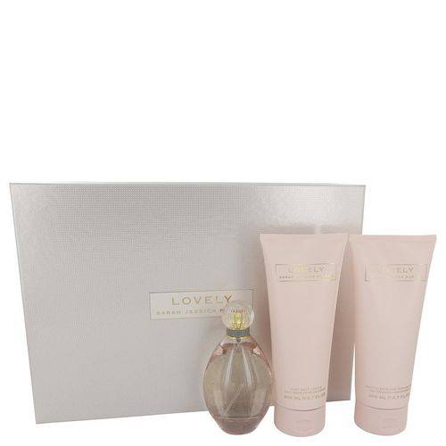 Perfume Feminino Lovely Cx. Presente Sarah Jessica Parker 100 Ml Eau de Parfum + 200 Ml Loção Corporal + 200 Ml + Gel