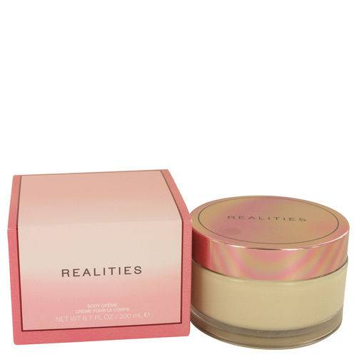 Perfume Feminino Realities (new) Liz Claiborne 200 Ml Creme Corporal Glass Jar