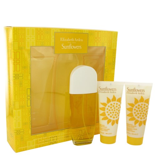 Perfume Feminino Sunflowers Cx. Presente Elizabeth Arden 100 Ml Eau de Toilette + 100 Ml Hydrating Cream Cleanser + 100