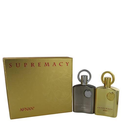 Perfume Feminino Supremacy Pour Femme Cx. Presente Afnan 100 Ml Eau de Parfum Pour Femme + 100 Ml Eau de Parfum Pour Hom