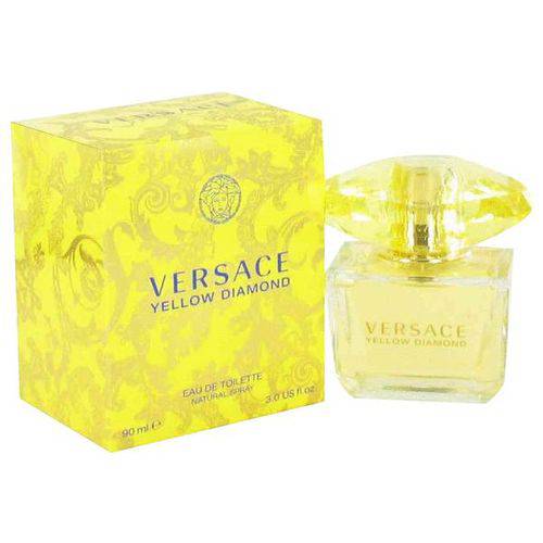 Perfume Feminino Versace Yellow Diamond Cx. Presente - Miniature Collection Incluso Crystal Noir, Bright Crystal And Ver